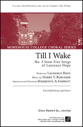 Till I Wake SATB choral sheet music cover